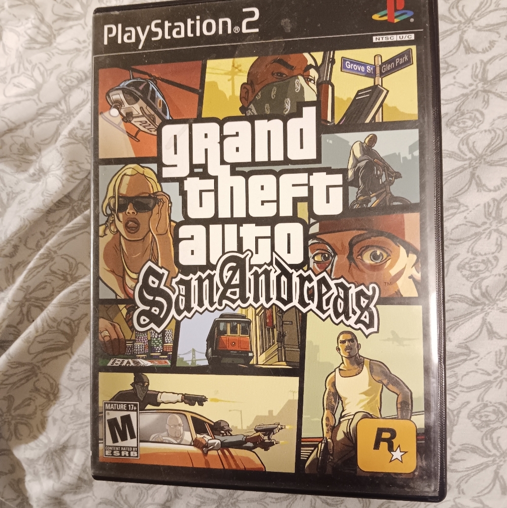 Playstation II Grand theft auto.